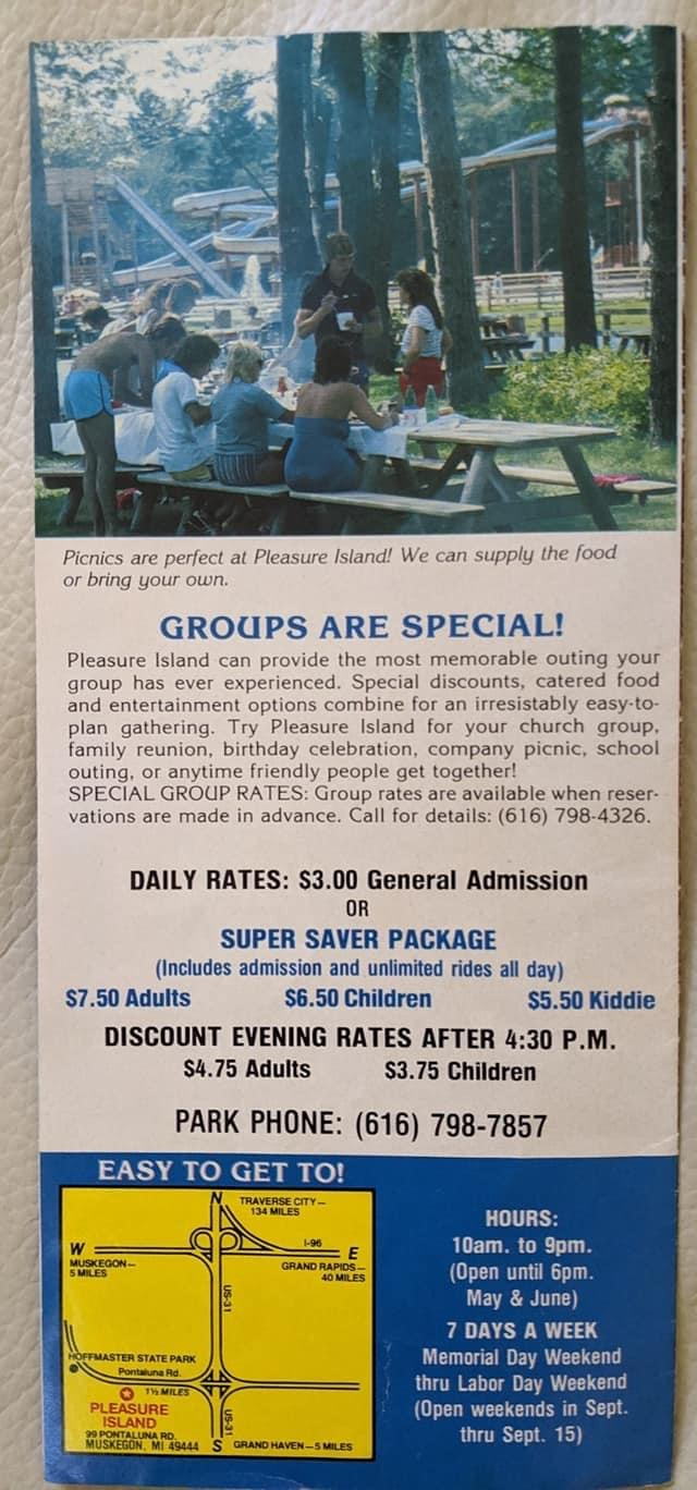 Pleasure Island Water Park - Flyer From Cat Markgraf Chabot (newer photo)